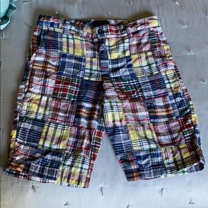 Polo Ralph Lauren Boys Navy Patchwork Shorts(18)